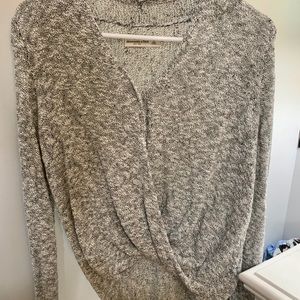 Abercrombie cross front sweater